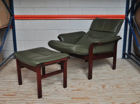G-Möbel Armchair with stool