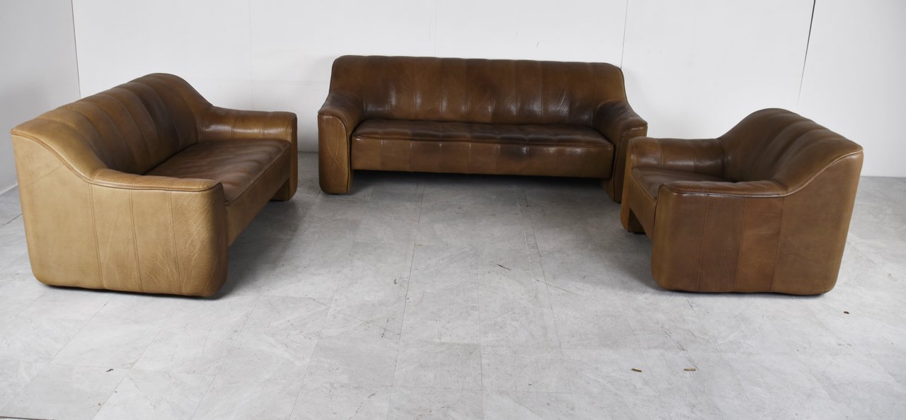 Image 1 of De Sede DS44 sofa set