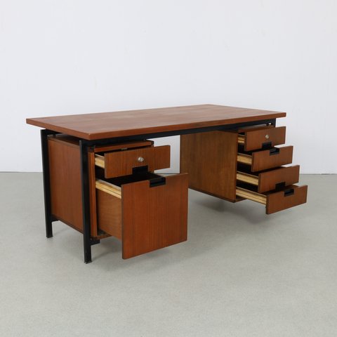 Schreibtisch EU02, japanische Serie von Cees Braakman für Pastoe, 1960er Jahre