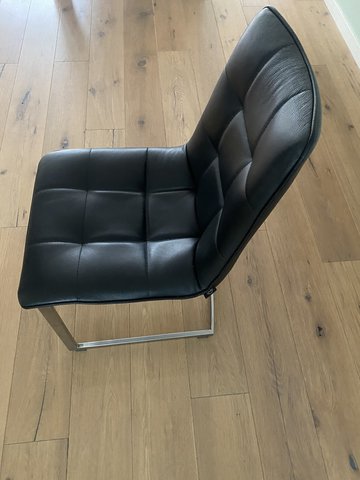8x Henders and Hazel Kirby chair leather