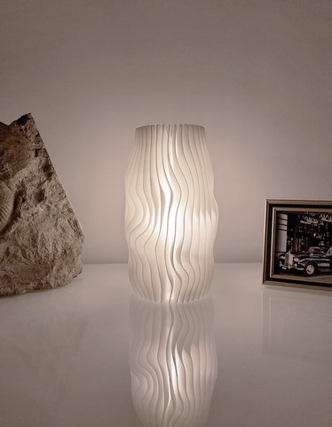 Swiss Design - Lamp, Table lamp - Glacier #1 Night light Limited edition 1/330