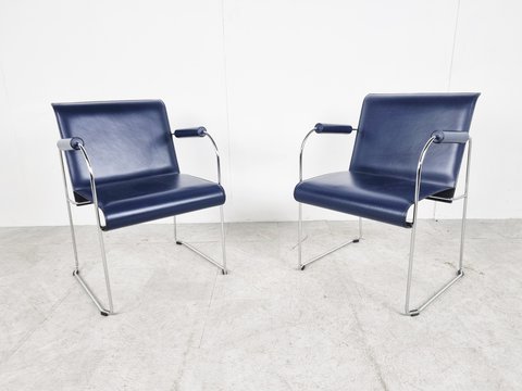 2x Arrben Italy fauteuils, set