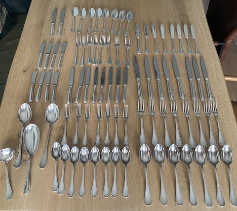 Christofle Albi silver plated cutlery