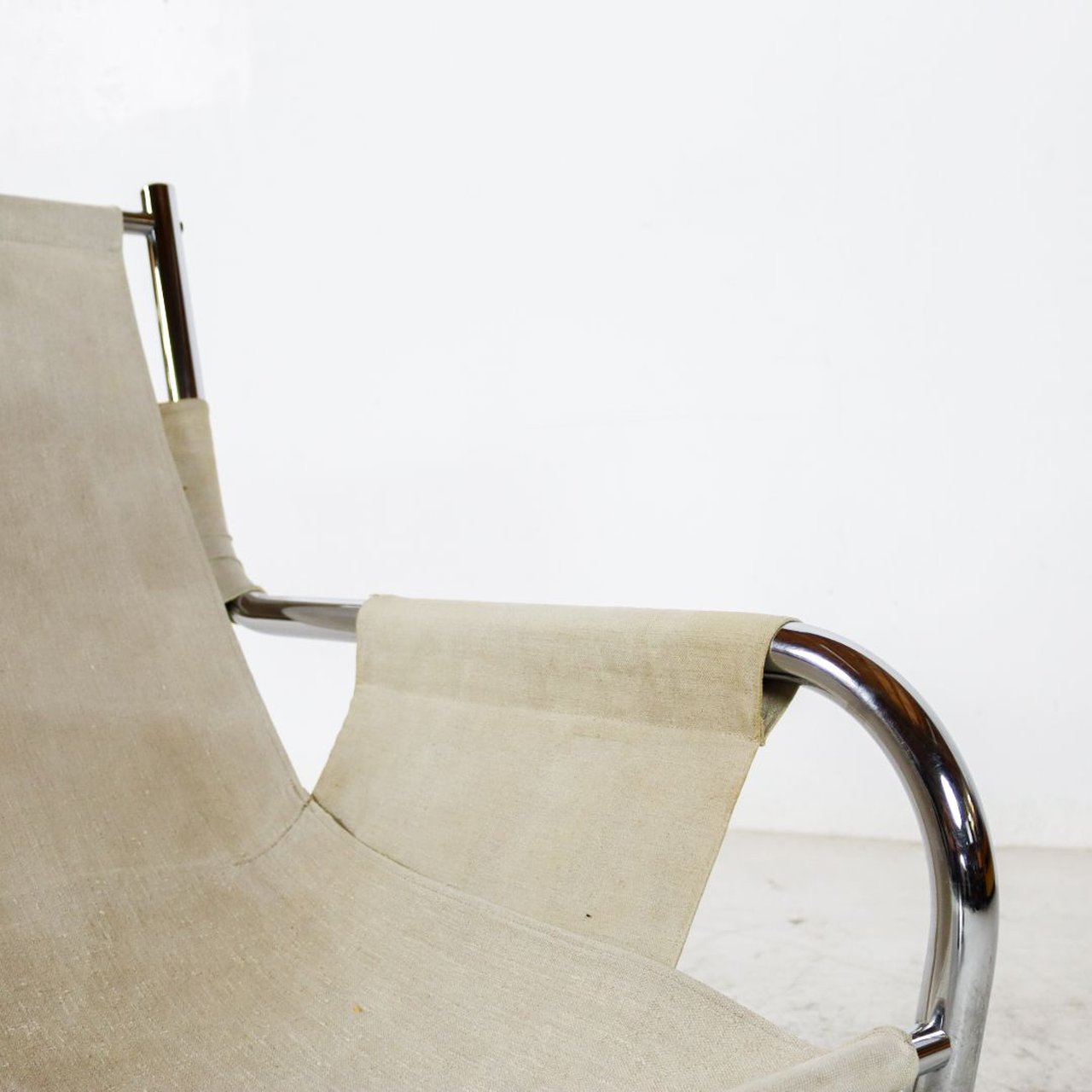 Image 15 of 1970s tubular frame armchair