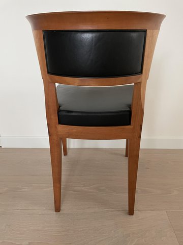 Giorgetti Mensa Magna table + 6x Leon Krier chairs
