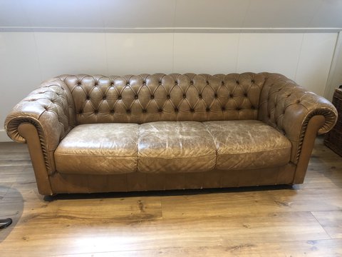 Chesterfield Natuzzi sofa set