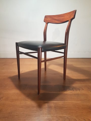 Vintage stoel in teak van Lübke uit 1960