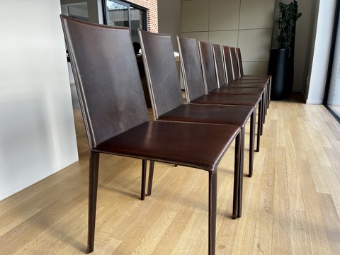 8 Arper Norma Chairs