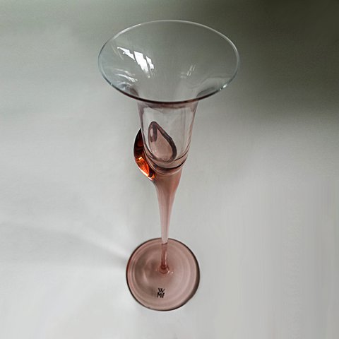 Art Nouveau Glass Candle Holder from WMF