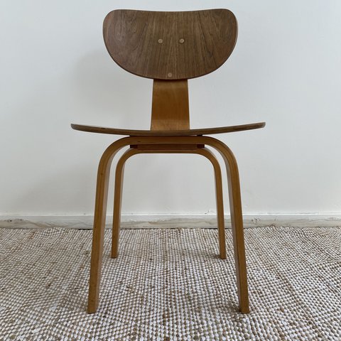 Plywood chair SB02 Cees Braakman for Pastoe