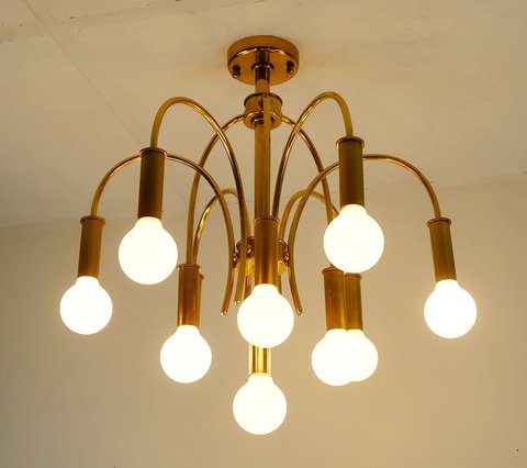 Schröder & Co. large Sputnik ceiling lamp