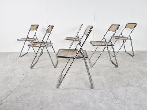 Vintage folding chairs, 1970s, set of 6