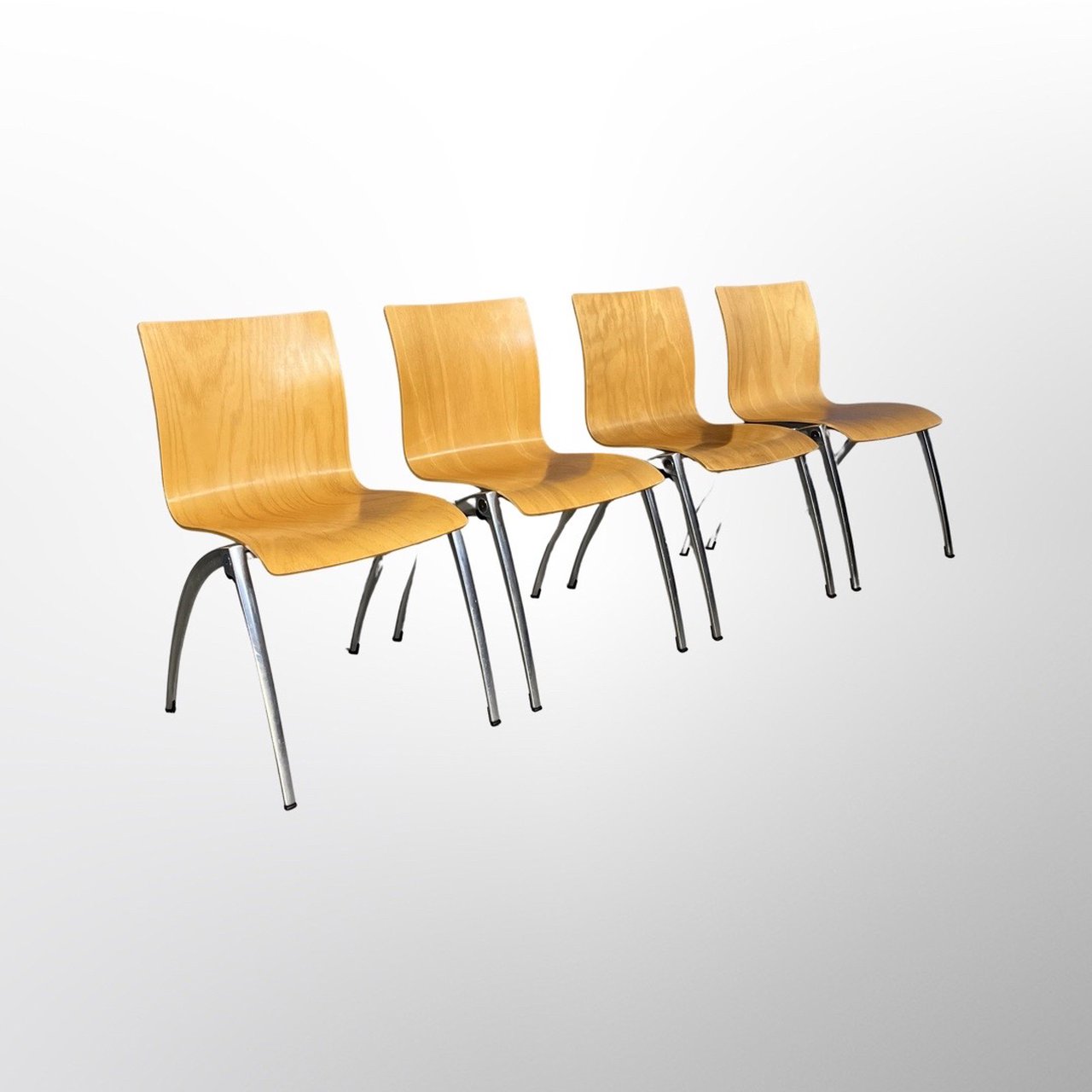 4x Design Chair Plywood