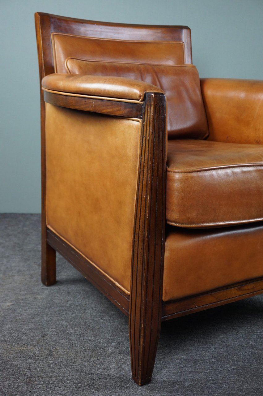 light tan armchair