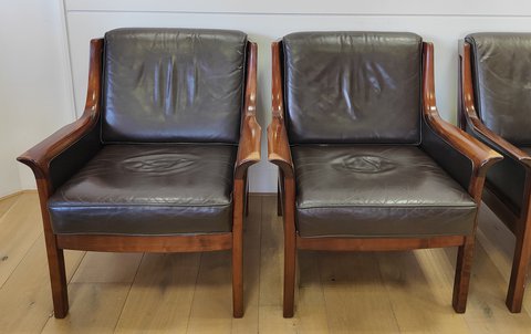 Set Wilhelm Knoll Mid Century | Vintage - 2 fauteuils 1 bank