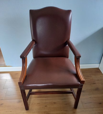 English chesterfield office chair