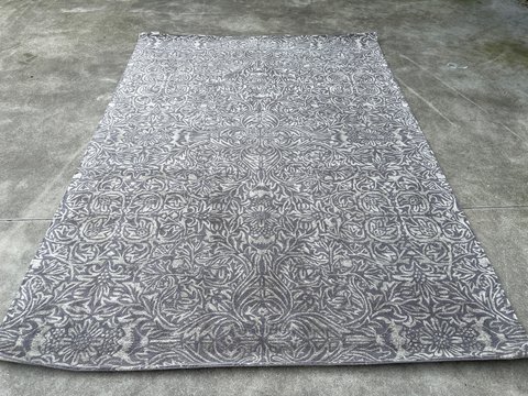 Vloerkleed Morris & Co Charcoal 28505 - 250 x 350 cm