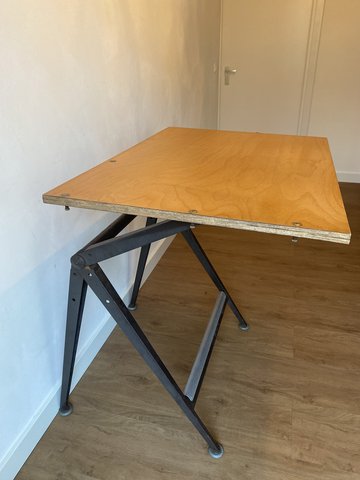 Friso Kramer drawing table and drawing stool