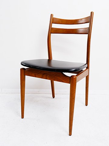 6x Danish teak dining chairs