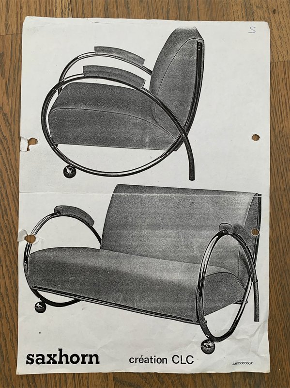 CLC design chair “SAXHORN “ leer!