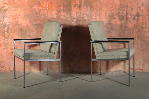 2x Gispen 1266 stoel By Coen de Vries, 1960s