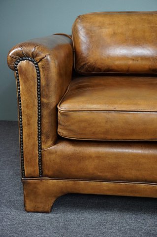 sheep leather 2.5 seater sofa