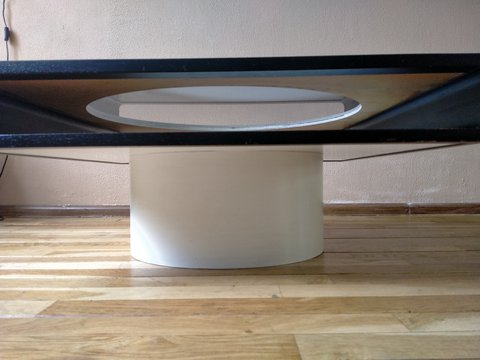 Space Age coffetable wengé Seventies