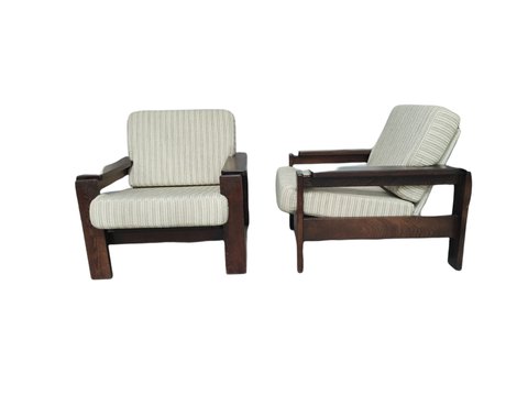 2 x designer armchairs