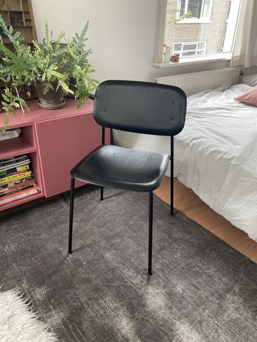 Hay soft edge p10 stoel chair eikenhout zwart