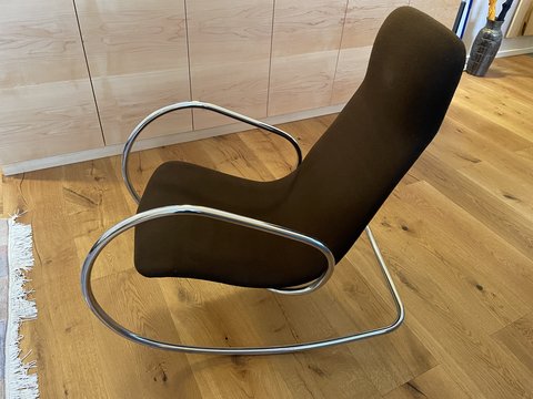 Thonet rocking chair with Stools