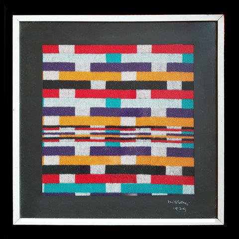 Geometric Tapestry by Ottavio Missoni, 1979