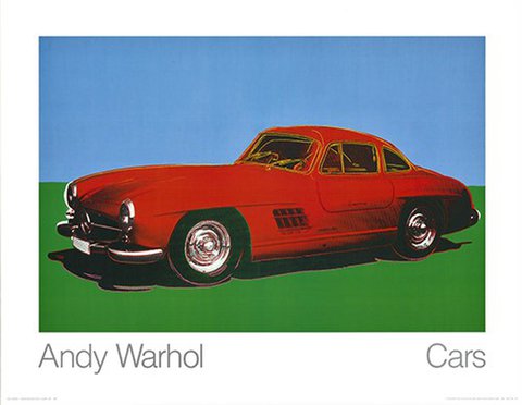 Andy Warhol - Mercedes 300SL, Coupe   uit  1954