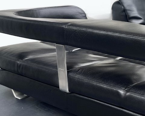 Design-Lounge-Sofa Formenti schwarz