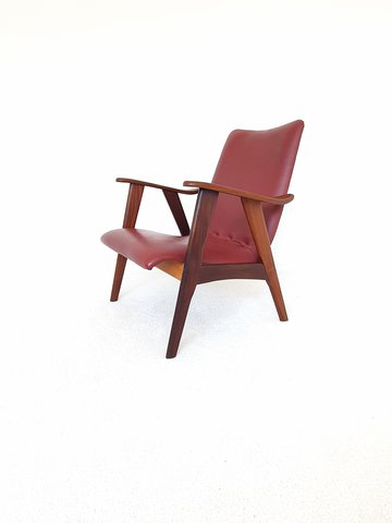 Vintage Louis van Teeffelen fauteuil / arm chair