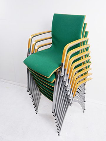 Set of 8 Artifort Zeno chairs