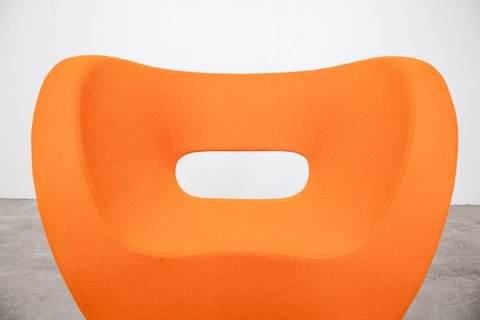 2x Design -Sessel Moroso Victoria und Albert Orange