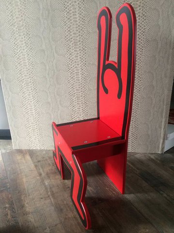 Keith Haring high chair