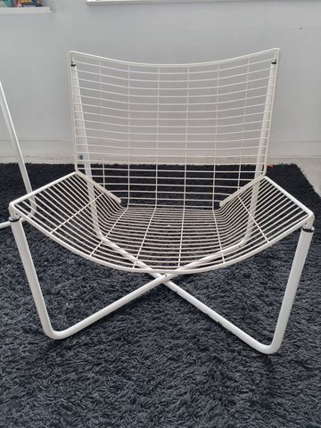 2x Niels Gammelgaard wire chairs