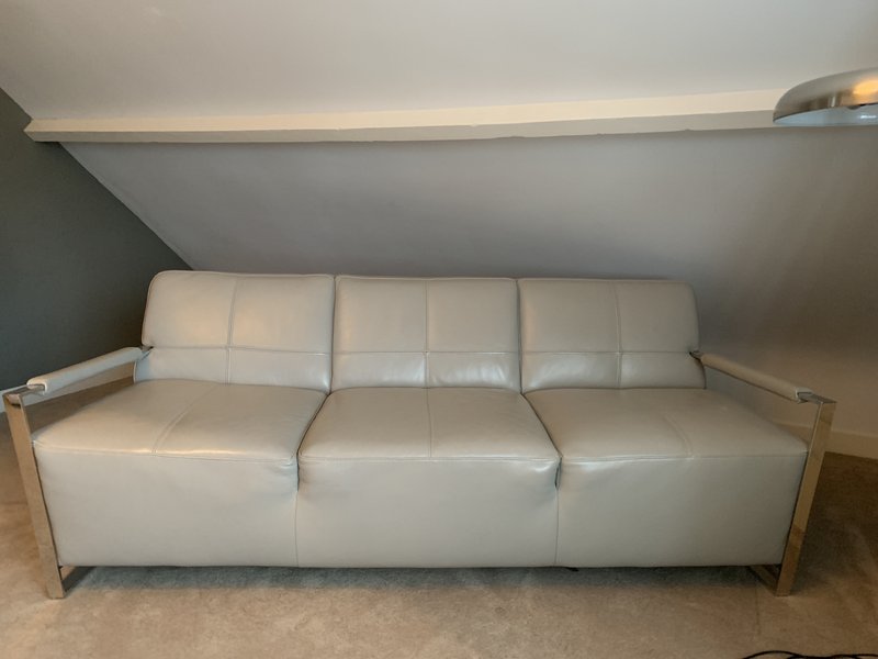 Jan Frantzen Leather 3 seater sofa