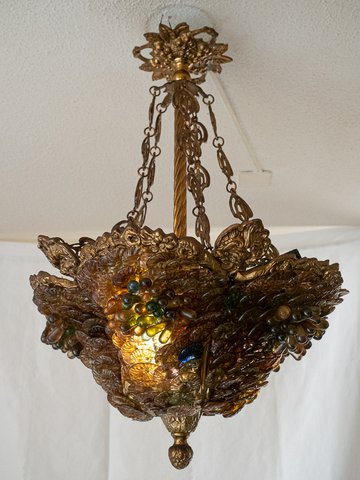 Glazen 'Gaudi' lamp
