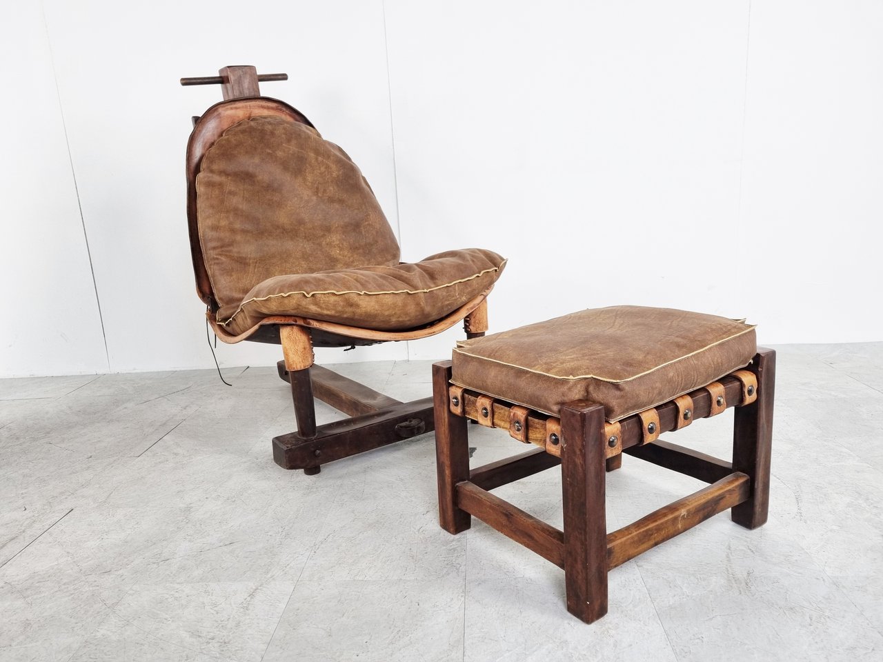 Image 7 of 2x Vintage braziliaanse fauteuils, set