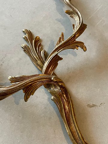 Stel verguld massief bronzen wand armaturen elektrisch
