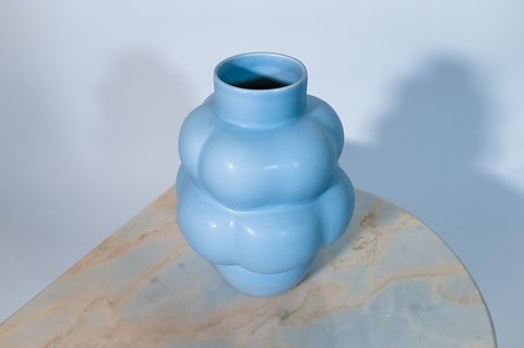 Louise Roe Balloon Blue Vase