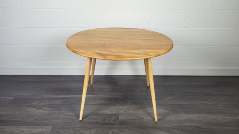 Ercol Round Breakfast Dining Table, 1960s