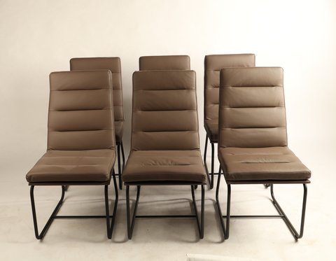 6x Gelderland 7854 chair by Remy Meijers