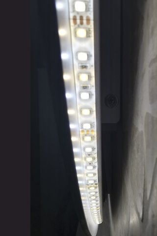 2 x Badkamerspiegel Uovo 60cm Geintegreerde LED Verlichting
