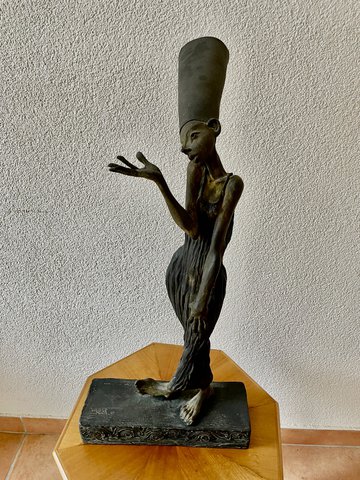 Dirk de Keyzer - Bronzen beeld  "de werveling"