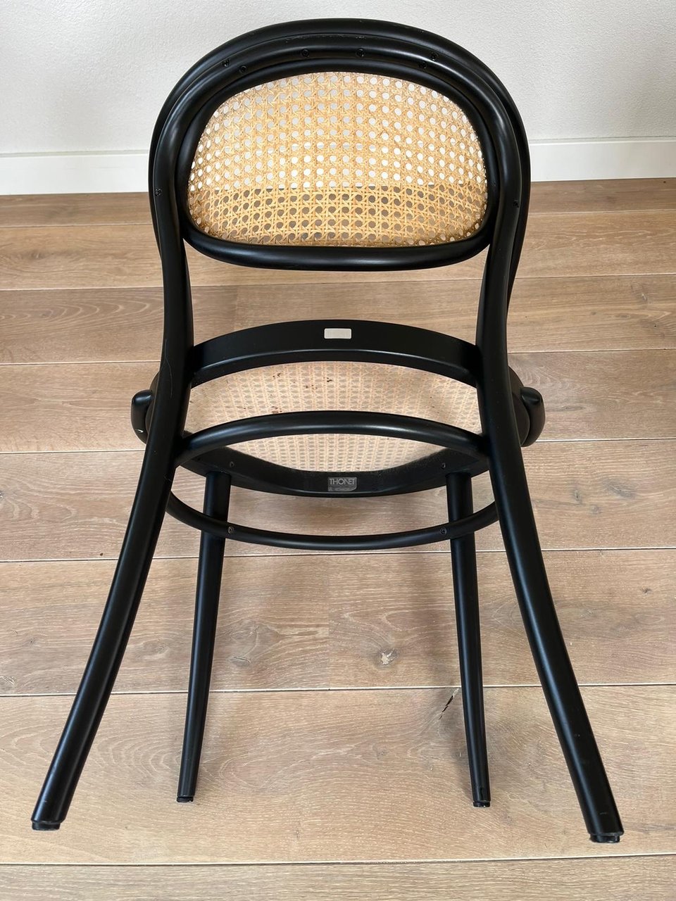 Image 8 of 4x Thonet 210r webbing stoelen