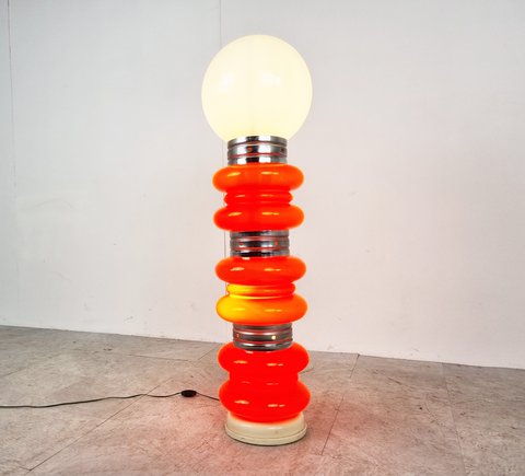 Vintage Mazzega Stehlampe von Carlo Nason