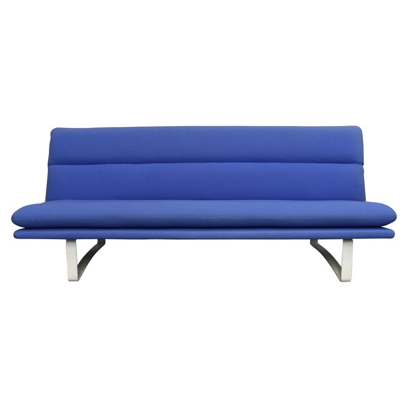 Kho Liang IE C683 sofa in blue kvadrat fabric